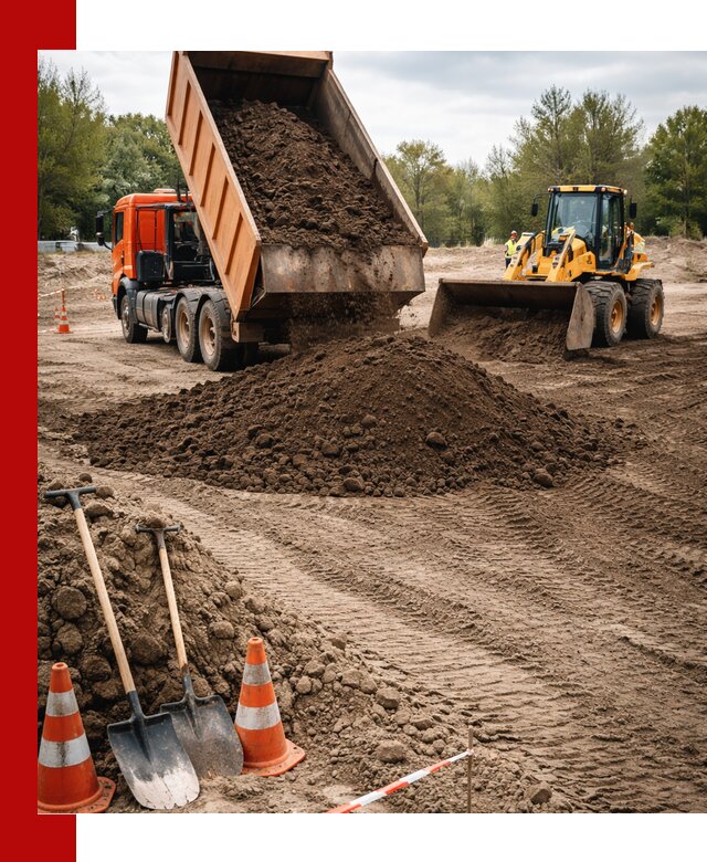 Поставка и доставка планировочного грунта в Анжеро-Судженске