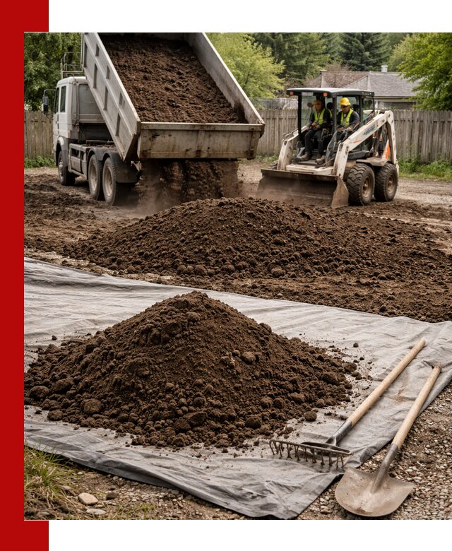 Грунт для отсыпки участка с доставкой в Анжеро-Судженске