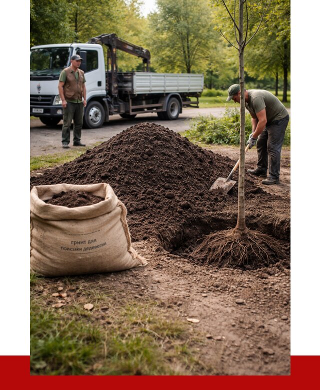 Грунт для посадки деревьев в Анжеро-Судженске от 1231 р. | ПРОНЕРУДНжр