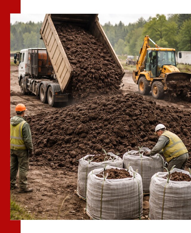Доставка нейтрального торфа в Анжеро-Судженске оптом и в розницу