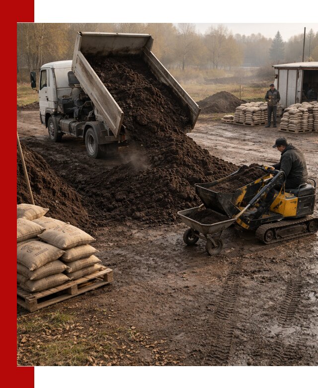 Кислый торф в доставке по выгодным ценам в Анжеро-Судженске