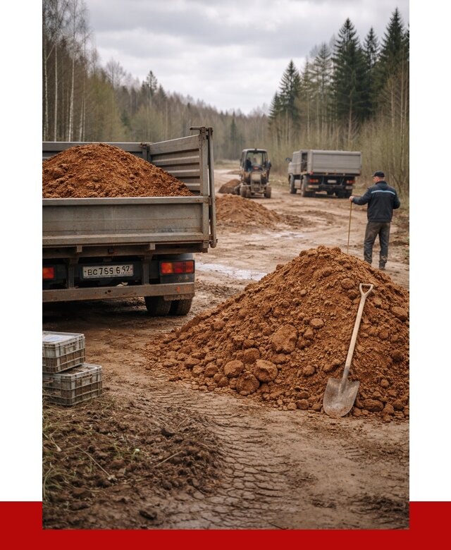 Глина и суглинки в Анжеро-Судженске от 4616 р. за куб | ПРОНЕРУДНжр