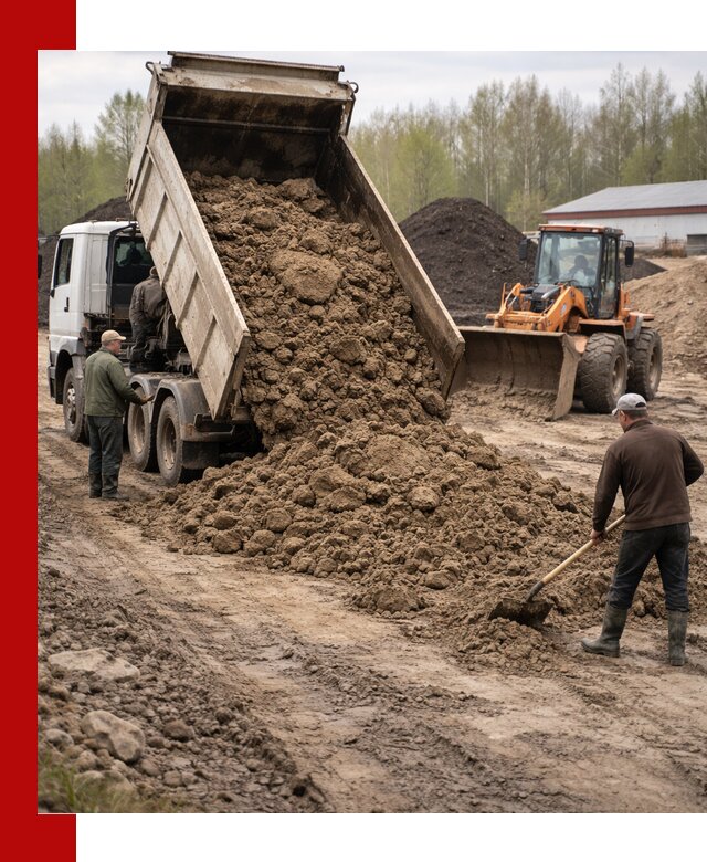 Доставка глин и суглинков в Анжеро-Судженске оптом и вкрай
