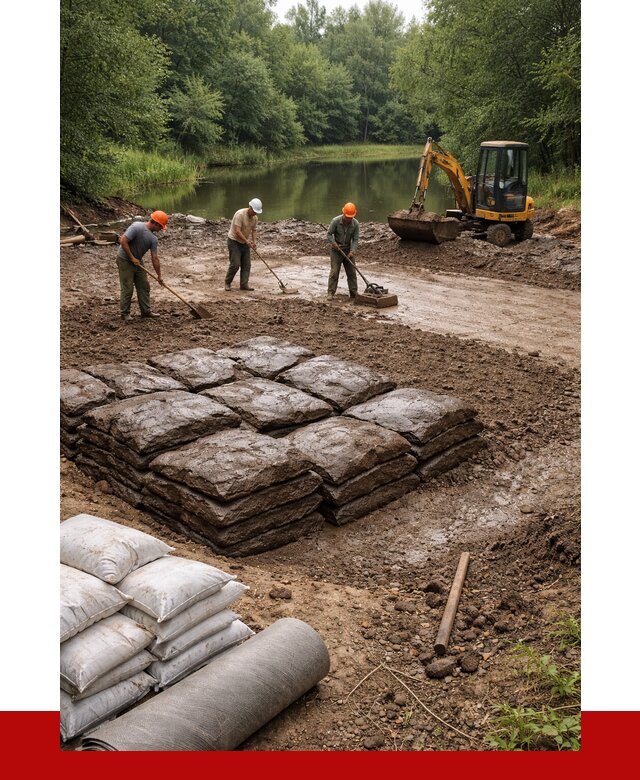 Купить глину для пруда в Анжеро-Судженске от 4616 р. с доставкой | ПРОНЕРУДНжр