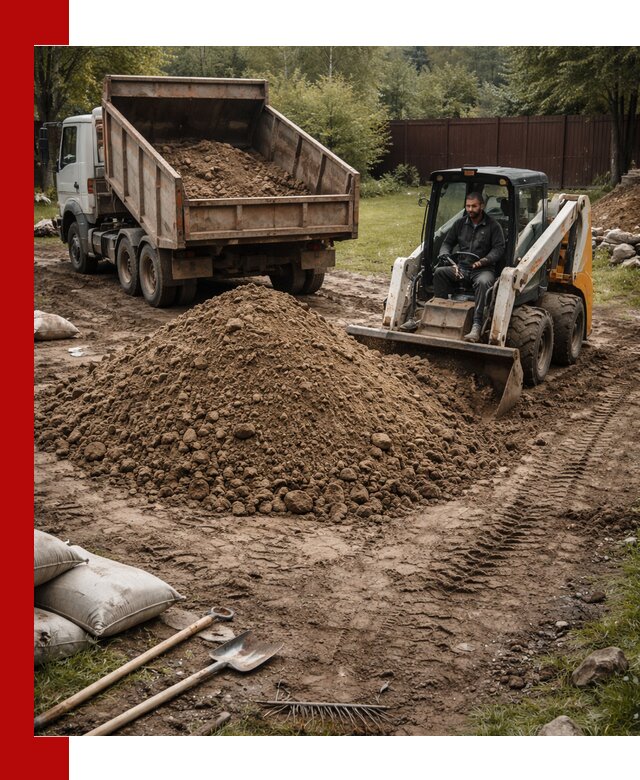 Суглинок для планировки участков в Анжеро-Судженске с доставкой и выгрузкой