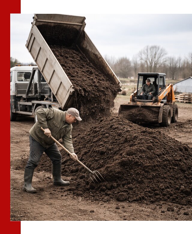 Доставка и продажа перегноя в Анжеро-Судженске быстро и дешево