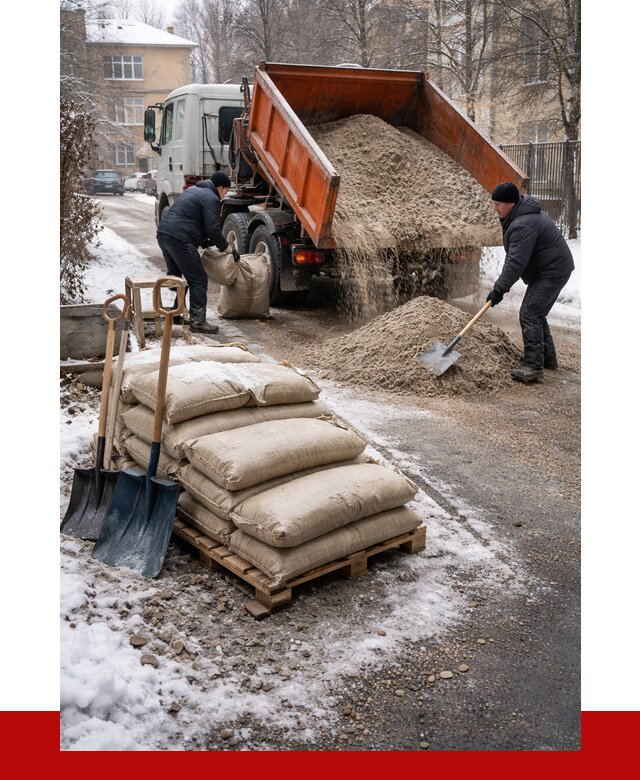 Противогололедные материалы оптом в Анжере-Судженске от 4308 р. | ПРОНЕРУДНжр