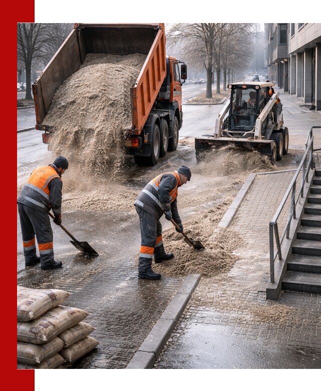 Поставка противогололедных материалов в Анжере-Судженске