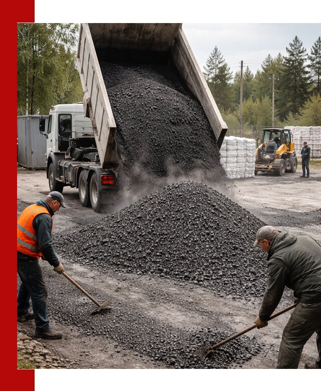 Доставка и продажа асфальтного гранулята в Анжеро-Судженске