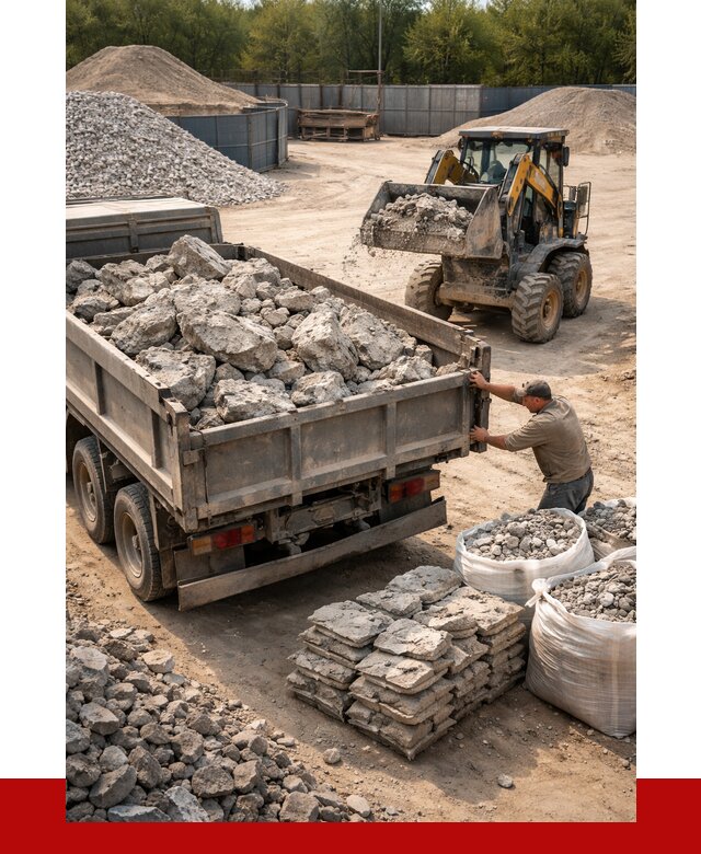 Купить бой бетона с доставкой в Анжеро-Судженске от 4923 р. | ПРОНЕРУДНжр