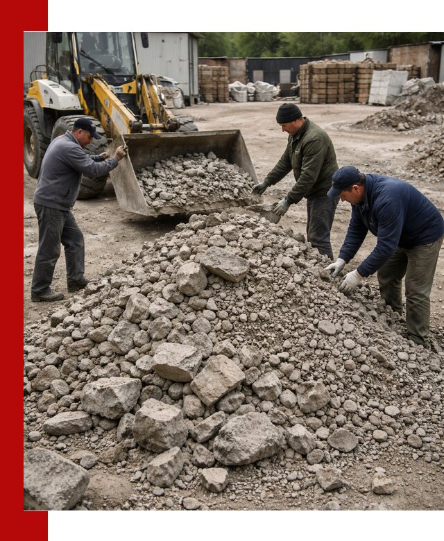 Демонтаж и вывоз бой бетона в Анжеро-Судженске