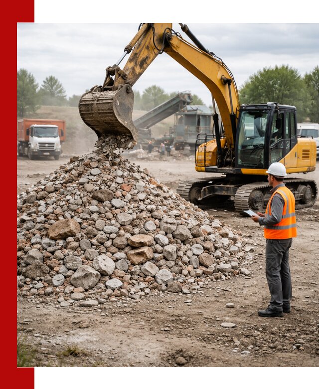 Доставка и вывоз строительного боя в Анжеро-Судженске