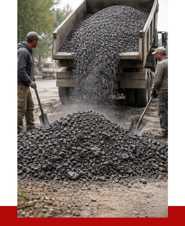 Дробленый асфальт в Анжеро-Судженске от 2872 р. с доставкой | ПРОНЕРУДНжр