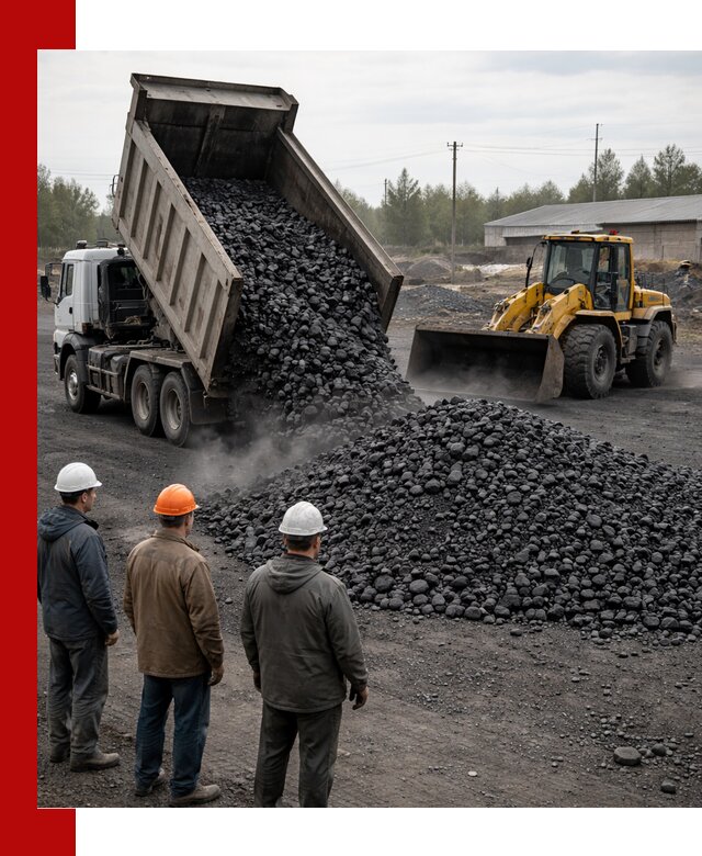 Доставка угля антрацита в Анжеро-Судженске с самосвалами и погрузкой