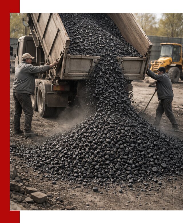 Доставка угля семечка самосвалами в Анжеро-Судженске