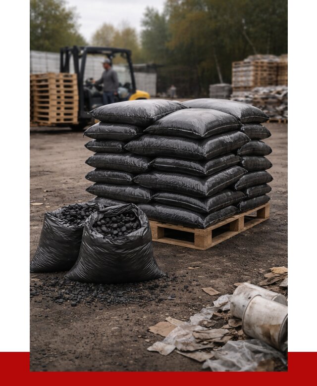 Купить уголь в мешках с доставкой в Анжеро-Судженске от 7693 р. | ПРОНЕРУДНжр