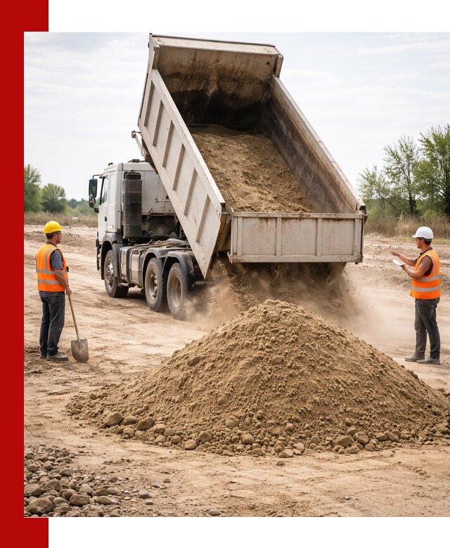 Доставка самосвалом 15 кубов в Анжеро-Судженске за город и по городу