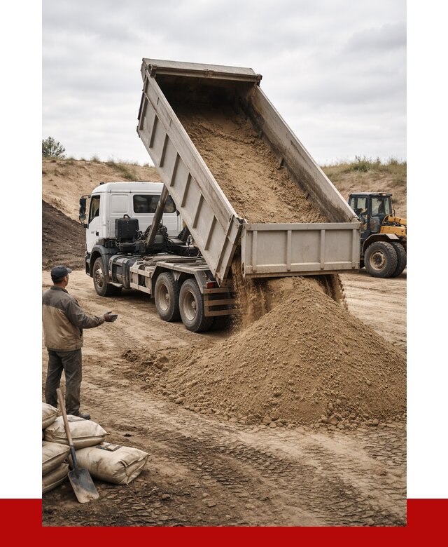 Доставка самосвалом 20 кубов в Анжеро-Судженске от 7693 р. | ПРОНЕРУДНжр