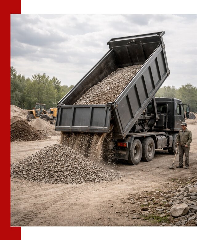 Доставка самосвалом 30 м3 по выгодным ценам в Анжеро-Судженске