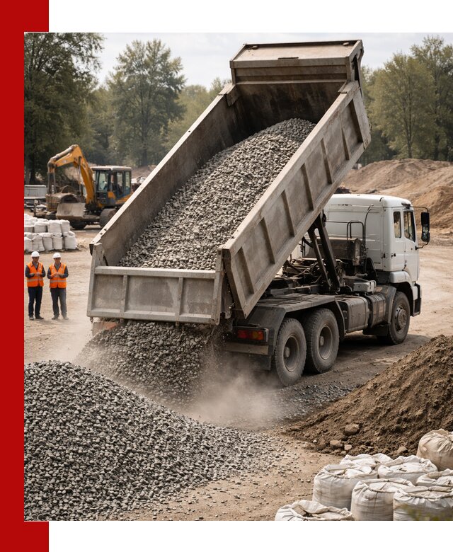 Аренда самосвала в Анжеро-Судженске для доставки сыпучих и нерудных материалов