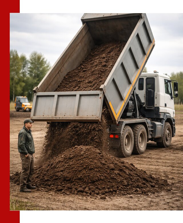 Аренда самосвала с водителем в Анжеро-Судженске для сыпучих грузов и навоза