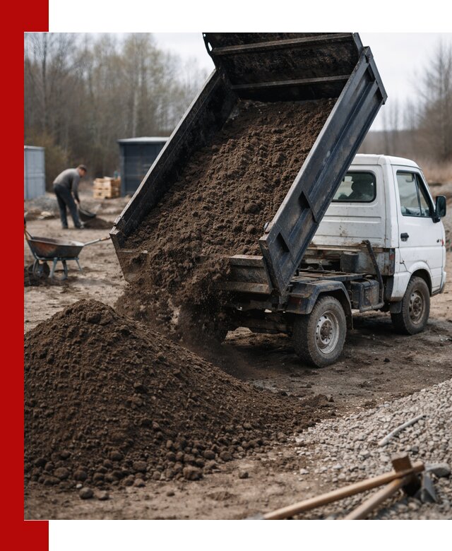Аренда минисамосвала в Анжеро-Судженске для доставки сыпучих материалов
