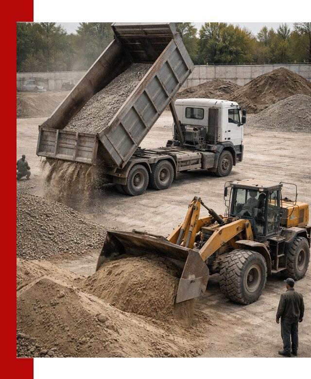 Перевозка сыпучих грузов самосвалами и бортовыми в Анжеро-Судженске