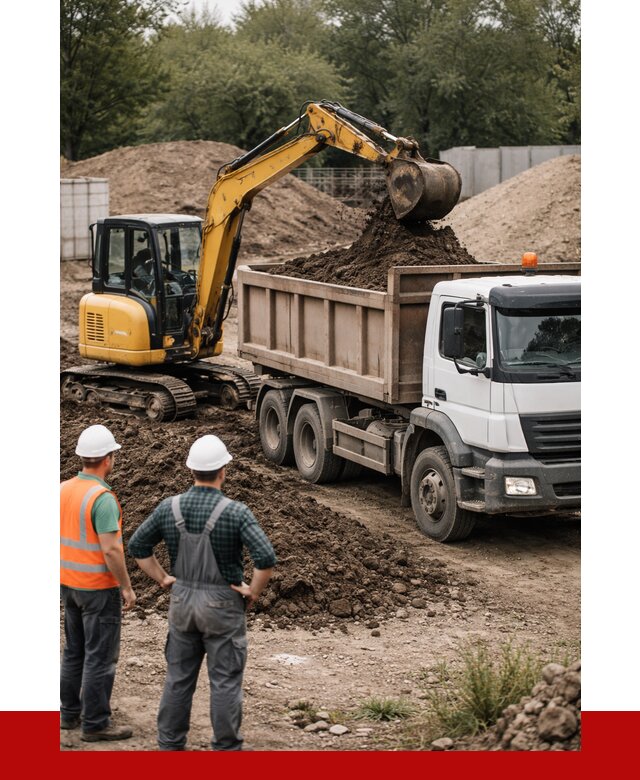 Вывоз грунта в Анжеро-Судженске от 4616 р. самосвалом | ПРОНЕРУДНжр