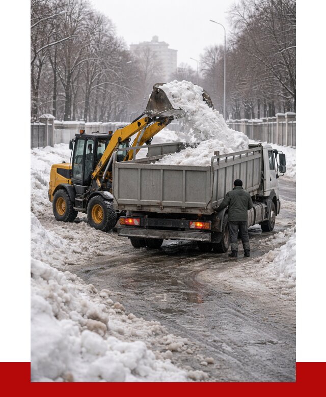 Вывоз снега с погрузкой в Анжере-Судженске от 3590 р. ПРОНЕРУДНжр