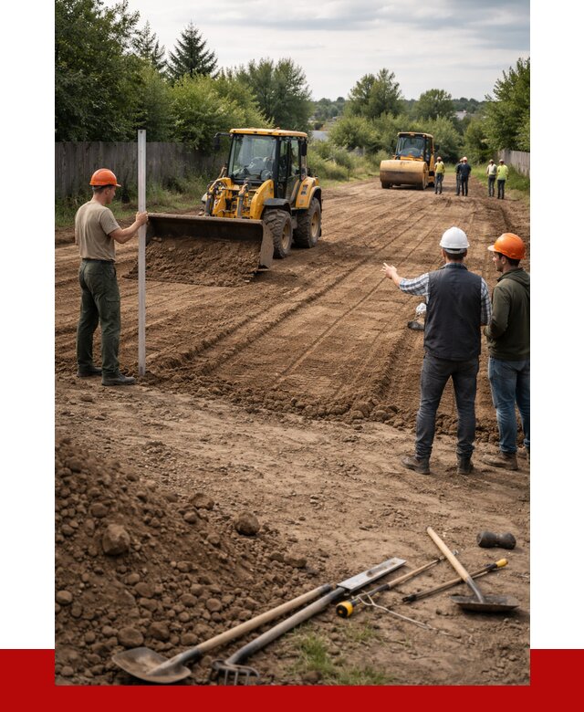 Планировка участка грунтом в Анжеро-Судженске от 4616 р ПРОНЕРУДНжр