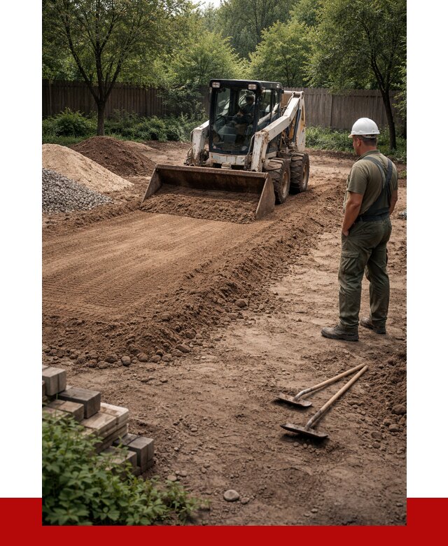 Выравнивание участка под ключ в Анжеро-Судженске от 3590 р. | ПРОНЕРУДНжр